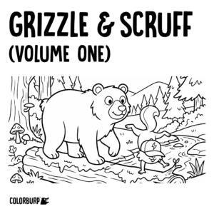 Grizzle and Scruff (Volume One) - Printable Coloring Book